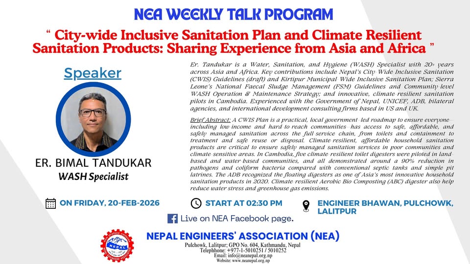 City-wide Inclusive Sanitation Plan and Climate Resilient Sanitation Products: Sharing Experience from Asia and Africa